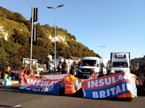 Insulate Britain block roads to Dover port