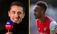 Gary Neville changes opinion on “lost” Aubameyang after North London Derby