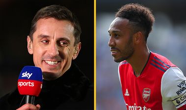 Gary Neville changes opinion on “lost” Aubameyang after North London Derby