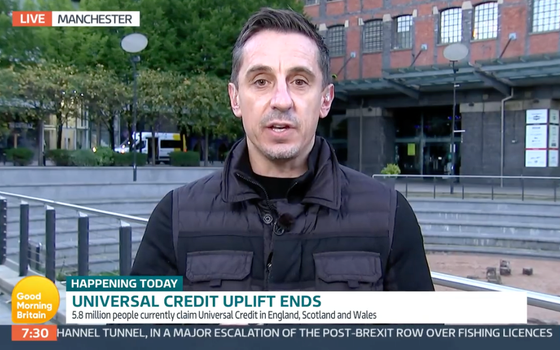 Gary Neville gets love on social media for GMB speech