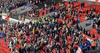 Fighting breaks out as Hungary fans clash with police at Wembley Stadium