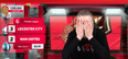 Man Utd fan produced hilarious live reaction to Rashford and Vardy goals