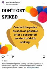 Durham uni’s advice for students trying not to get spiked – don’t get spiked