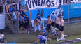 Gremio fans invade pitch and try to break VAR monitor after home defeat