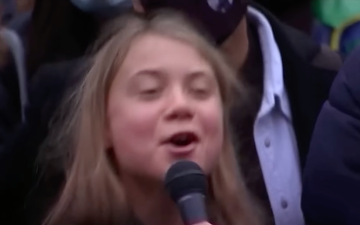 Greta chants ‘you can shove your climate crisis up your arse’ at COP26 protest