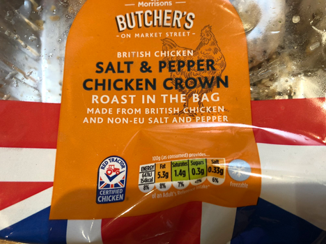 Morrisons apologise for selling ‘British Chicken’ with ‘Non-EU salt’