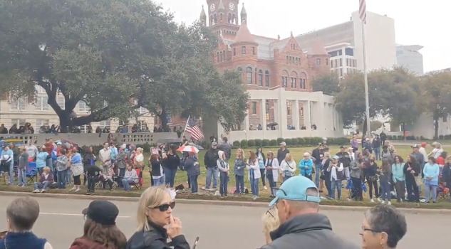 QAnon supporters gather in Dallas