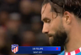 Felipe sent off for Atletico Madrid after ignoring the referee three times