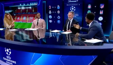 Jamie Carragher caught Googling who co-pundit was by Micah Richards