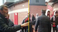 Roy Keane gets into a heated exchange with fan after Manchester Derby