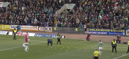 Celtic fans boo Remembrance Day minute’s silence before Dundee clash