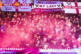 West Ham fans banned from travelling to Rapid Wien match and fined £25,500 for crowd trouble