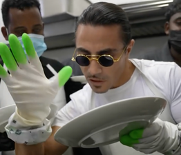 Salt Bae’s washing up technique is more ridiculous than his prices