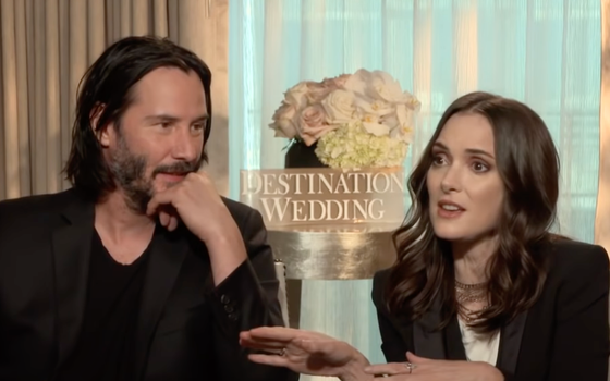 Keanu Reeves concedes that he and Winona Ryder are technically married