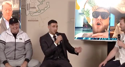 Tommy Fury claims he ‘can’t miss’ Jake Paul’s jaw in fiery press conference