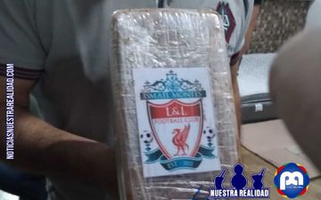 Over 200 kilos of cocaine with Liverpool FC branding seized