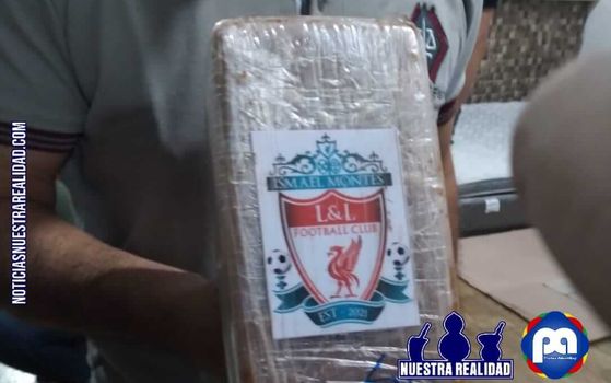 Cocaine with Liverpool FC branding