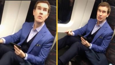 Man mistakes Jimmy Carr for Alan Carr on train