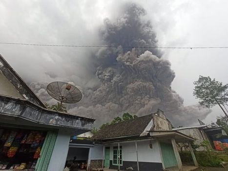 Mount Semeru volcano erupts in Indonesia