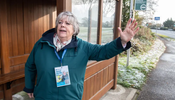 Grandma uses free bus pass to complete 2,200 mile trip around the edge of the country