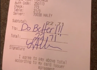 Woman sparks huge TikTok debate after refusing to tip waitress and telling her ‘do better’