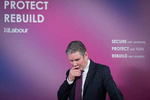 Keir Starmer looking perplexed