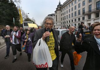 Piers Corbyn arrested on suspicion of inciting arson and violence towards MPs