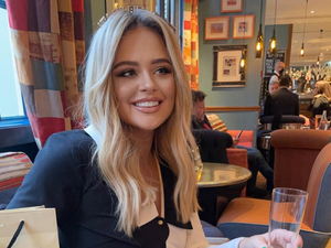 Emily Atack calls out troll for crude ‘boob’ comment on her birthday photos