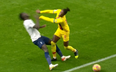 Wilfried Zaha shown red card after foul in Tottenham Crystal Palace clash