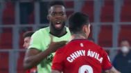 Inaki Williams stands up for younger brother after a rash challenge