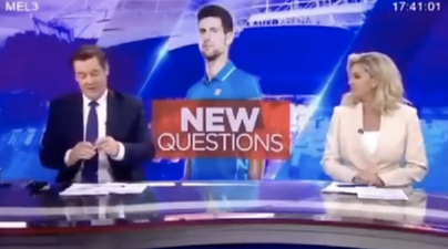 News channel issues statement after anchors caught tearing into Novak Djokovic