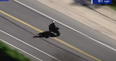 Motorcyclist dies in crash live on TV while trying to escape police