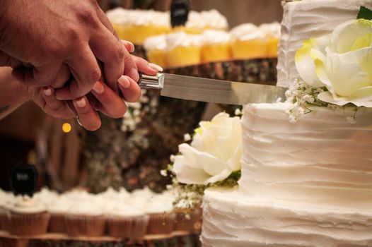 The bride was dancing to the song when an argument erupted