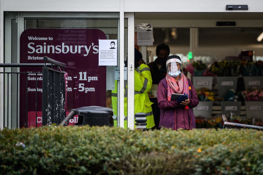 Sainsbury's face mask policy