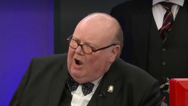 GB News interview Winston Churchill impersonator as though it were actually him