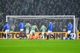 Celtic ball boys taunt Allan McGregor in Old Firm derby