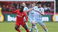 Declan Rice showered with Kidderminster players after FA Cup game