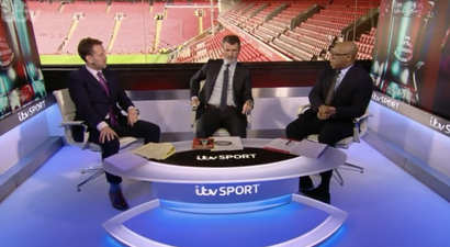 Roy Keane visibly moved by ‘powerful’ Ian Wright interview on ITV