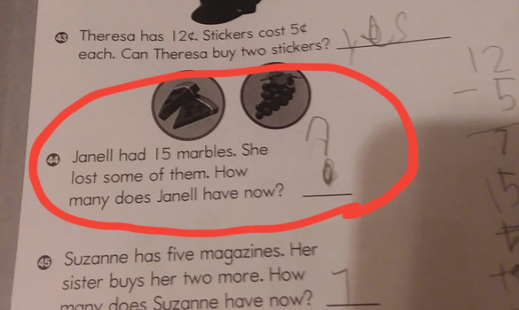 Internet left confused by 8-year-old's maths homework question