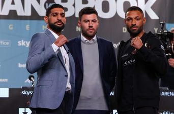 Khan and Brook exchange homophobic slurs during heated press conference