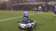 ‘Whizzy Rascal’ drives off with match ball ahead of Super League game