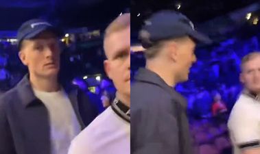 Jordan Pickford taunted by rival fan at Amir Khan vs Kell Brook fight