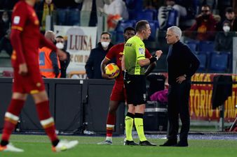 Jose Mourinho reportedly accused referee of ‘being sent by Juventus’ after being sent-off