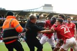 Leicester fan handed prison sentence for assaulting three Nottingham Forest players