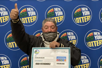 Man wins $10m lottery for second time in three years