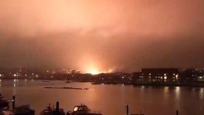 Mysterious explosion caused by kids lights up the night sky in Southampton