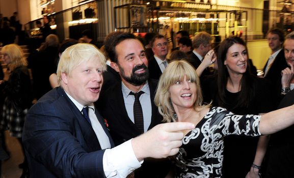 Boris Johnson and Evgeny Lebedev