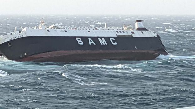 Cargo ship sinks off 30 miles off Iranian coast