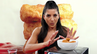 This woman has broken the world record for most nuggets eaten in 60 seconds