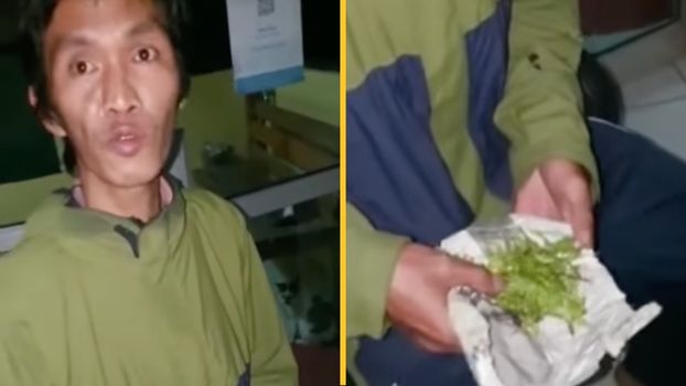 Man scammed with celery instead of weed